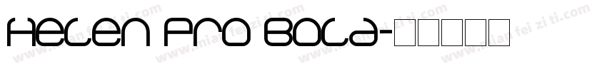 Helen Pro Bold字体转换